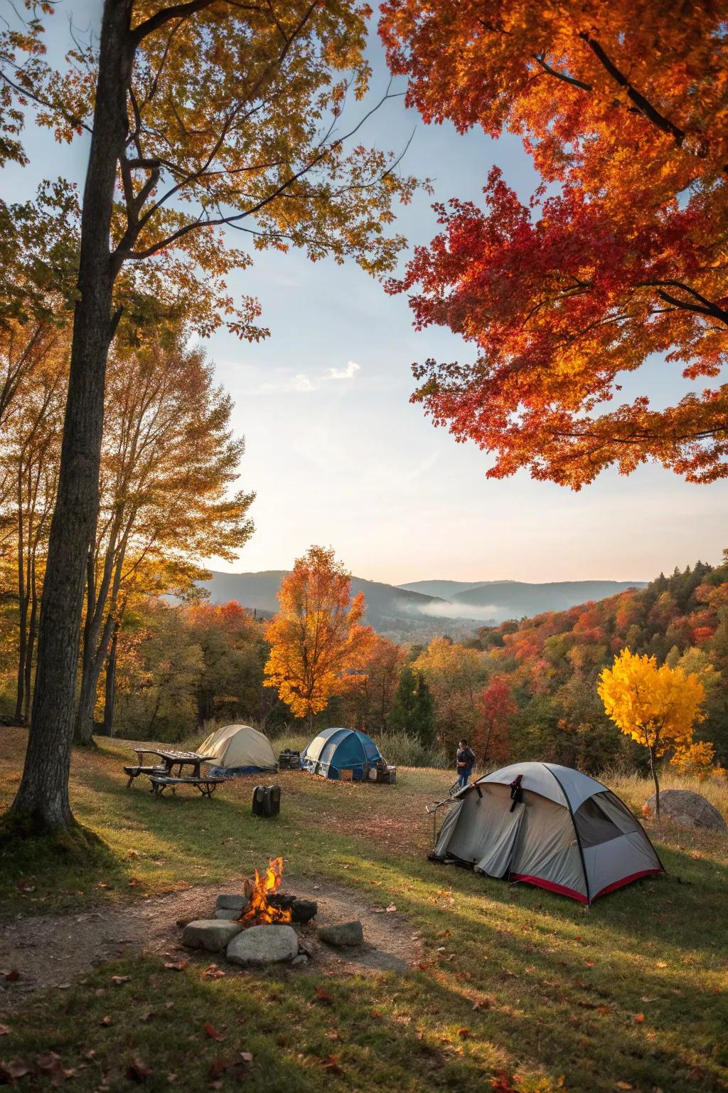 Camping adventure for a birthday.