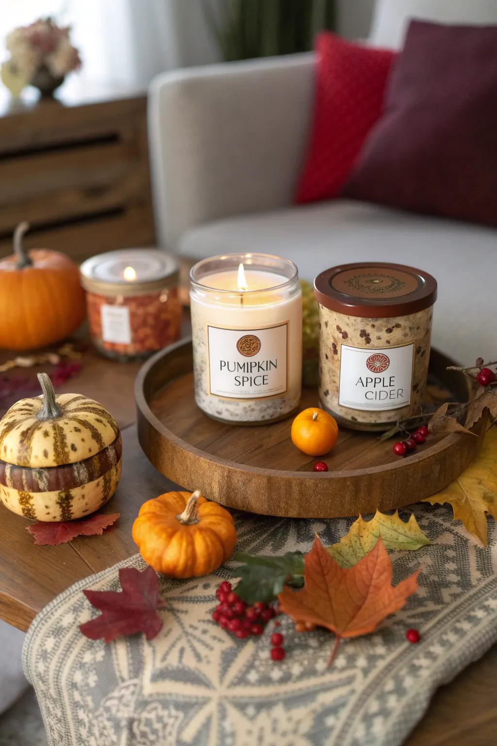 Infused tapers permeate your household using the affectionate and welcoming aromas of autumn.