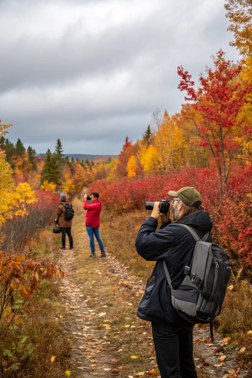 Capturing the essence of fall in a picture scavenger hunt.