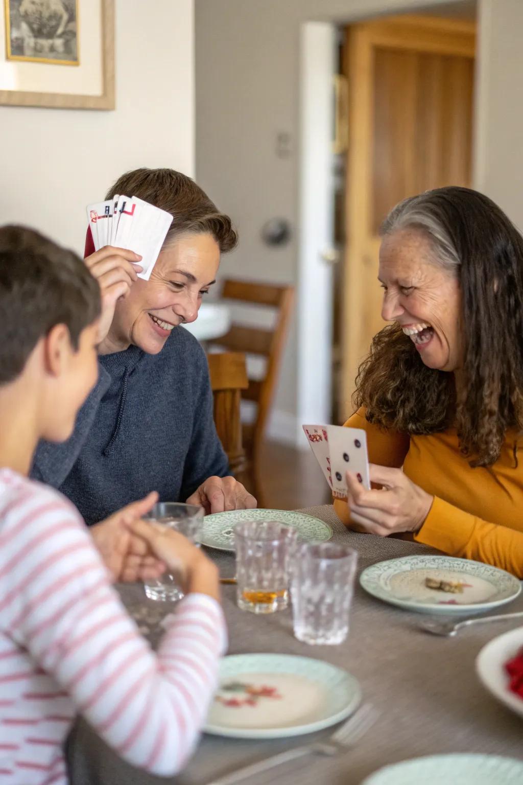 Guess the card with your family