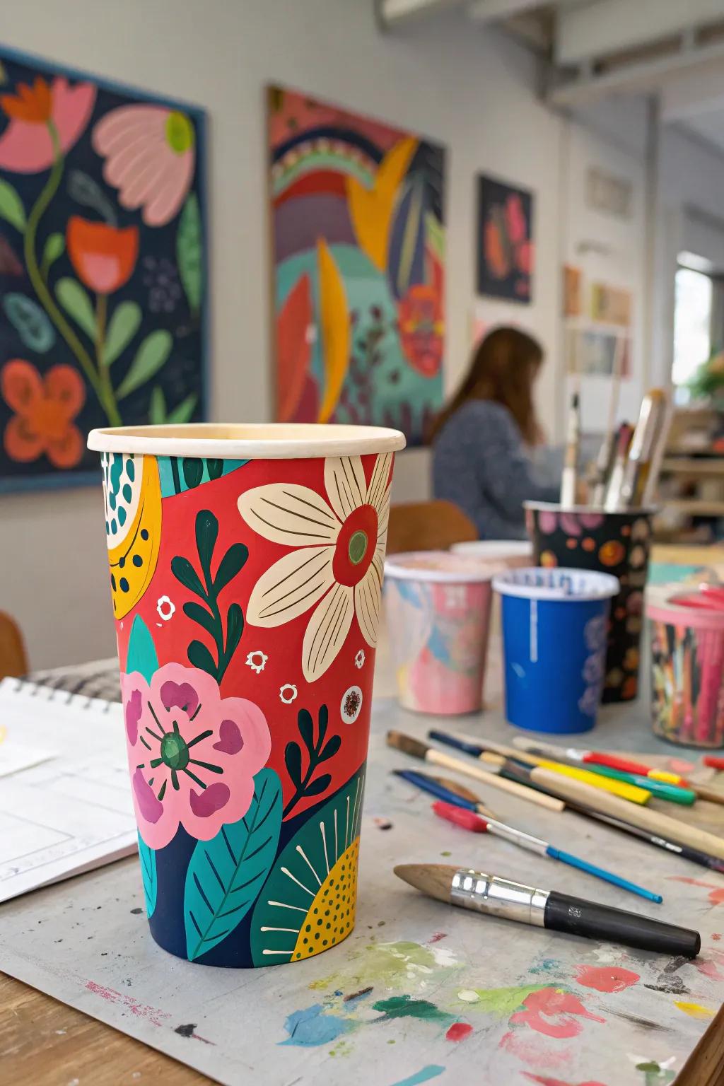 Bold abstract floral designs for the daring spirit.