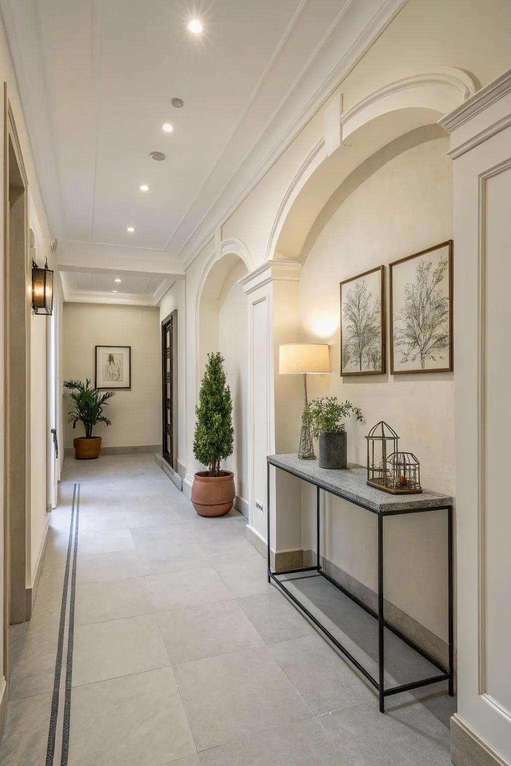 Minimalism in an entrance provides a calm and welcoming entrance.