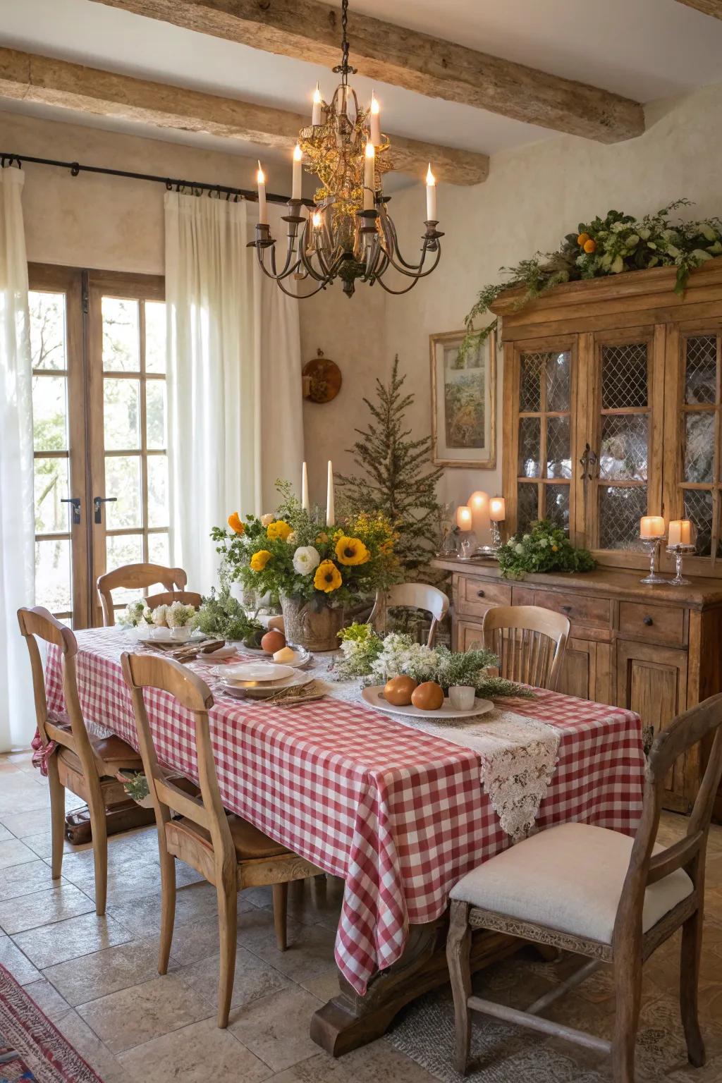 Seasonal decor keeps your dining space vibrant and fresh.