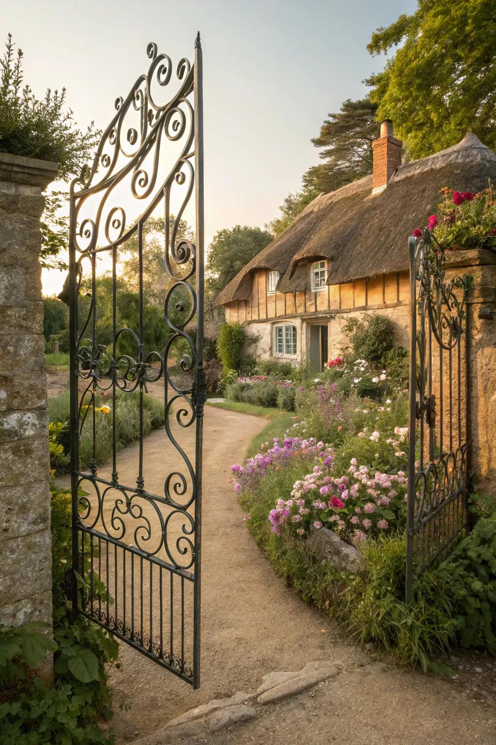 Retro details bring a touch of the past to your home entry.