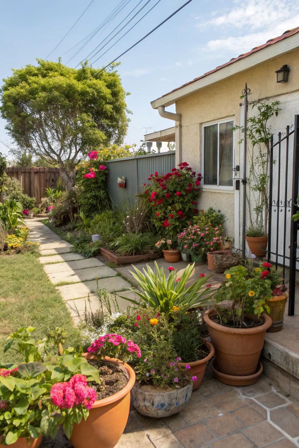 Containers provide a versatile method to add color and interest to your yard.