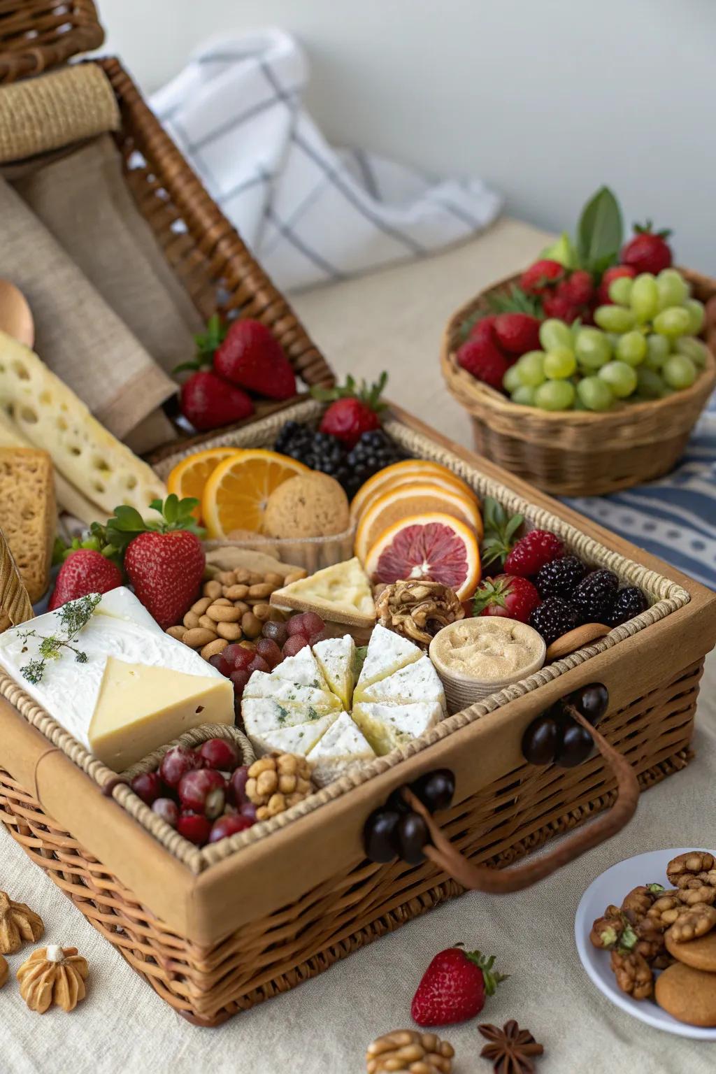 Give treats from this crate.