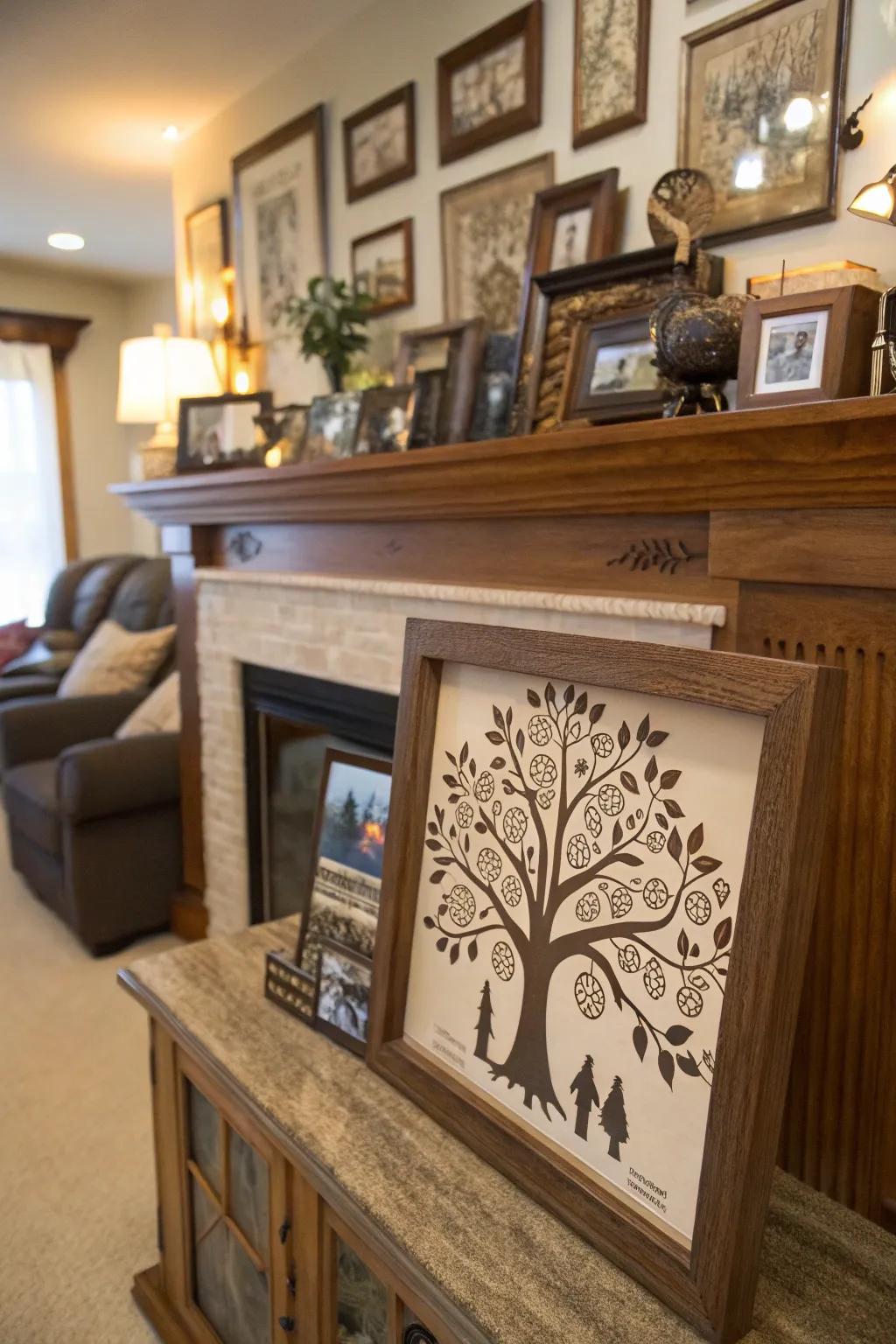Highlight heritage through a genealogical structure design.