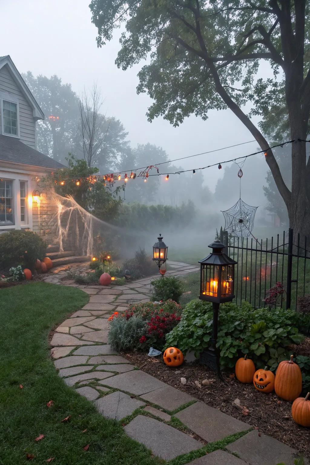 A fog machine adds an ethereal and mysterious touch to your decor.