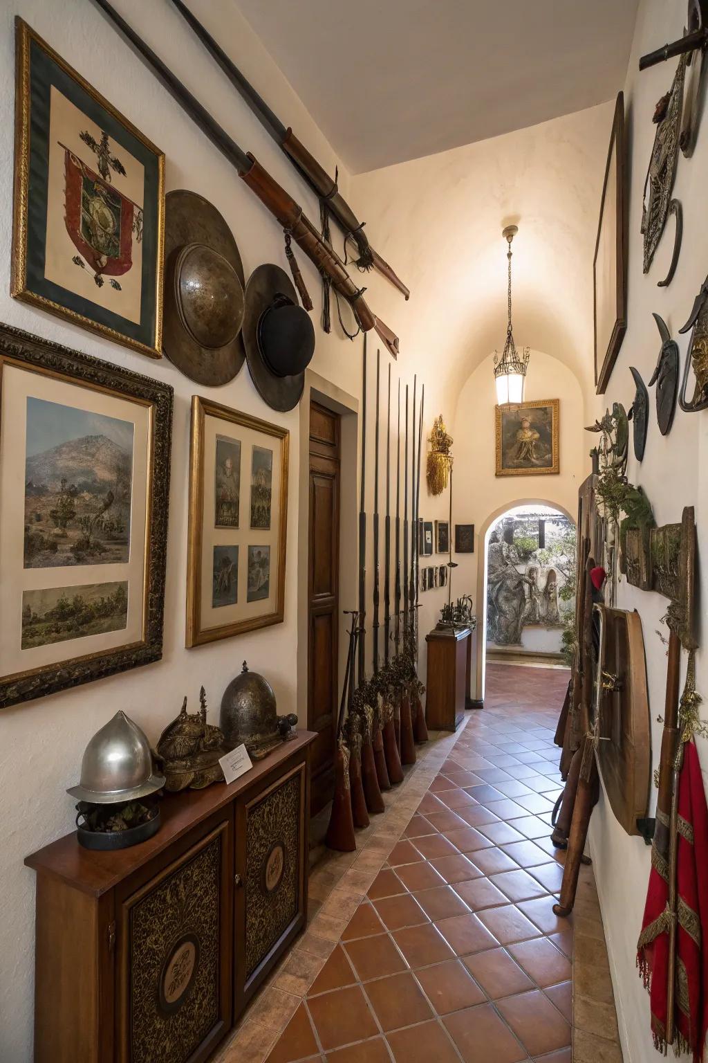 Art adds warmth and character to your defense space.