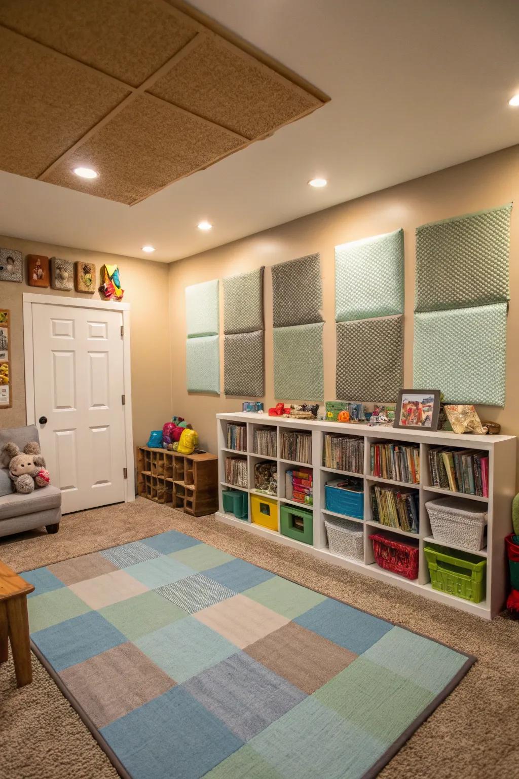 Acoustic enhancements for a peaceful environment.