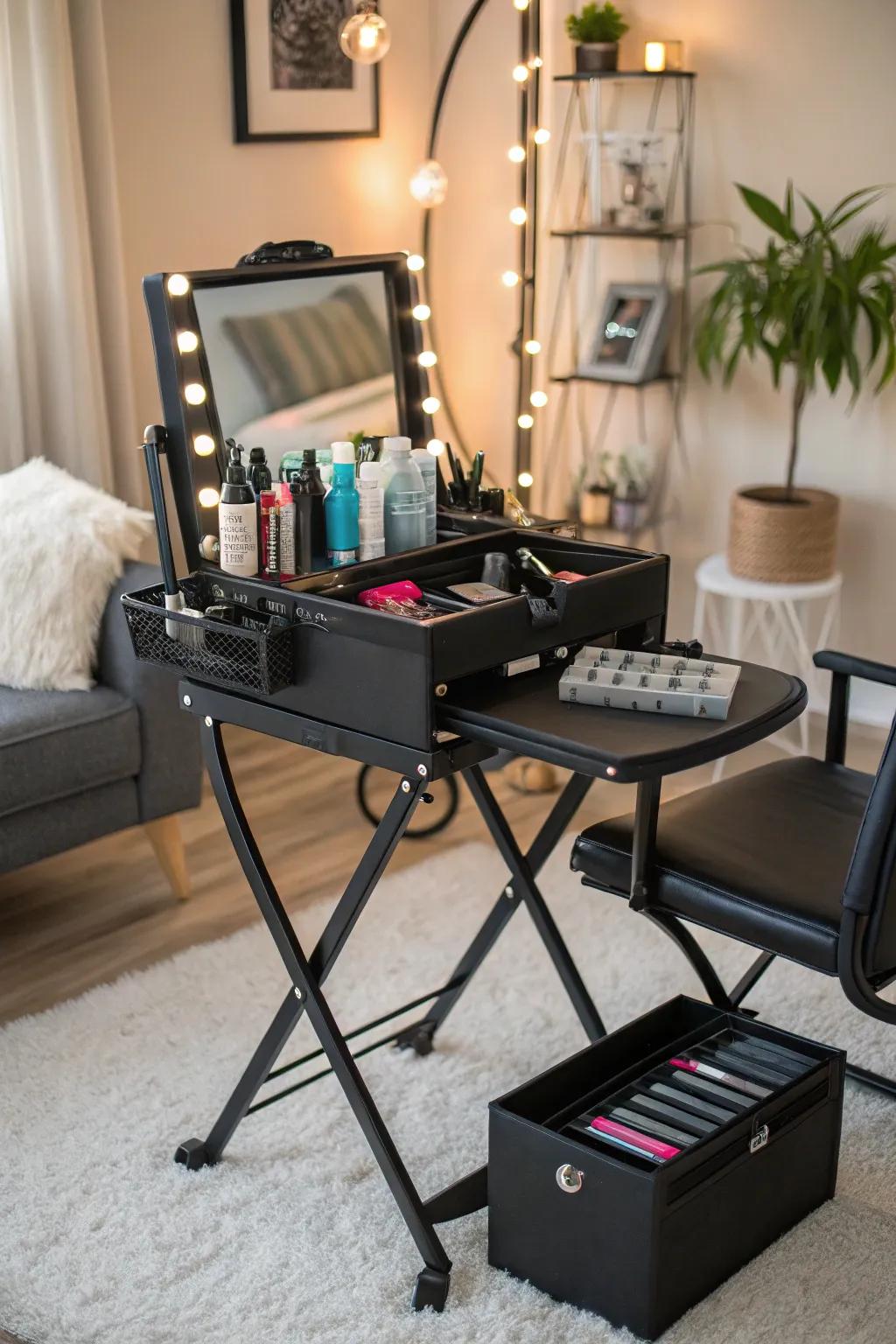 Movable fixtures enhance flexibility and modification in your salon.