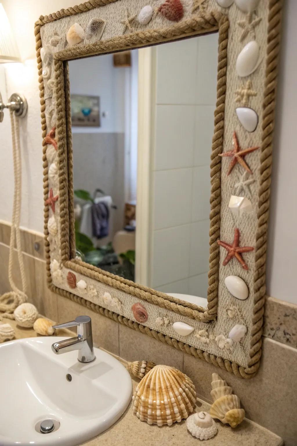 Themed mirror presentations inject personality and articulate a visual narrative.