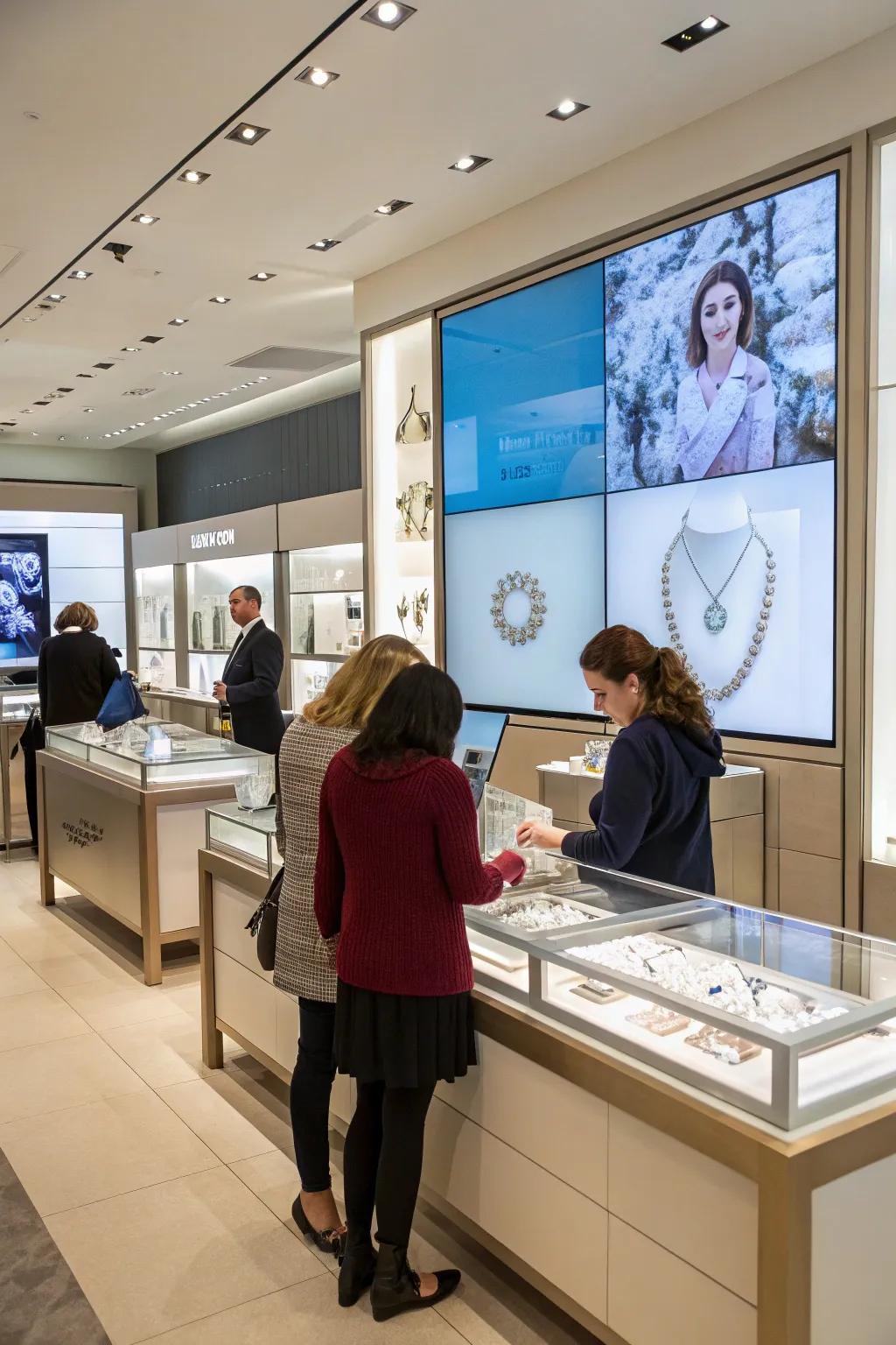 Technology seamlessly intermingles with traditional exhibits.