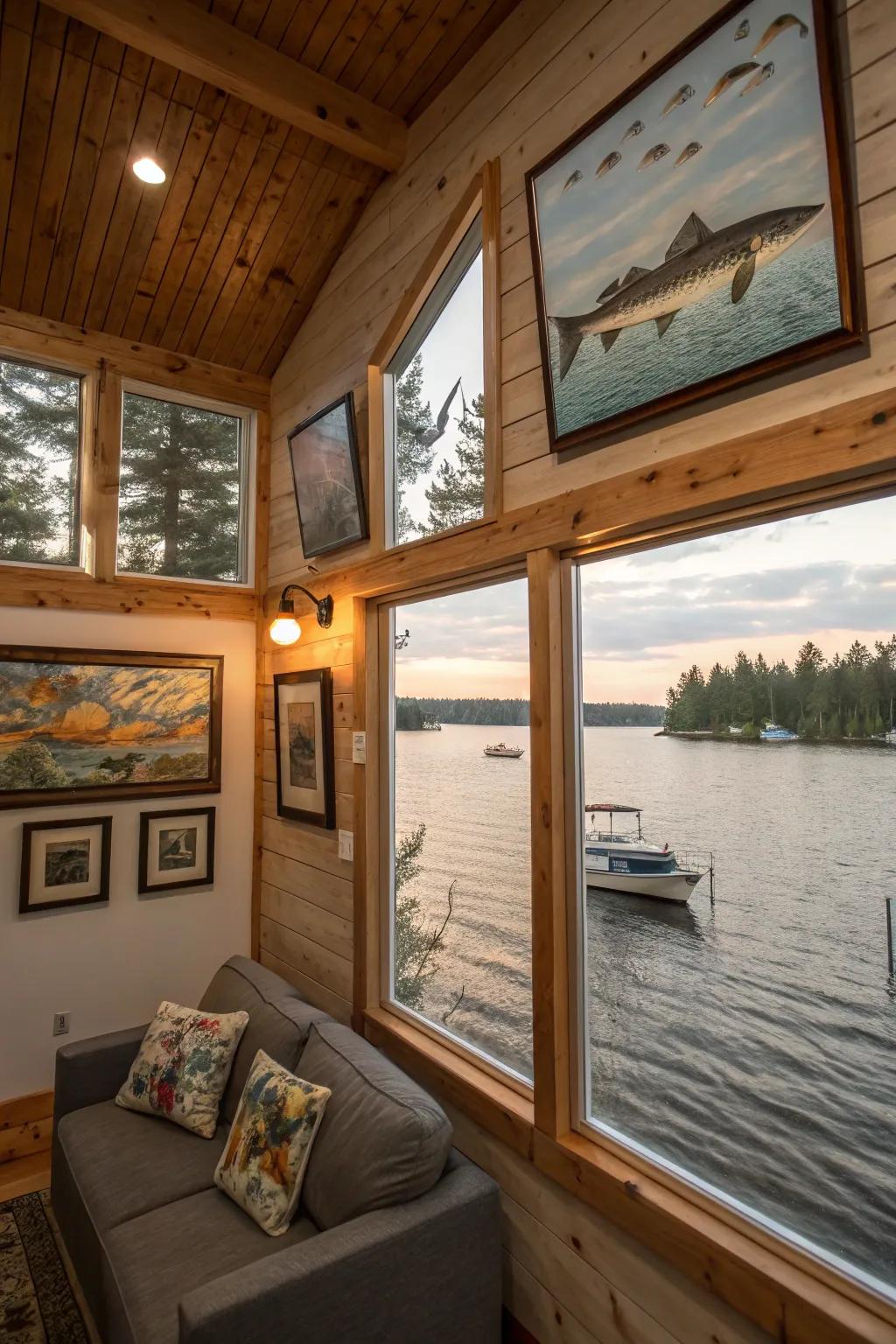 Distinctive art enriches the design with personality and flair.
