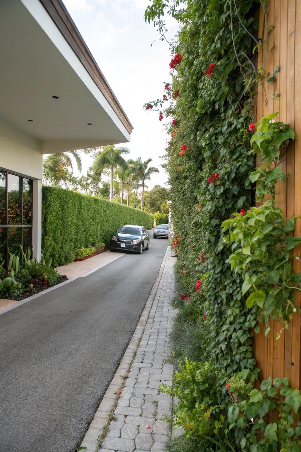 Skyward gardens introduce greenery to compact spaces.