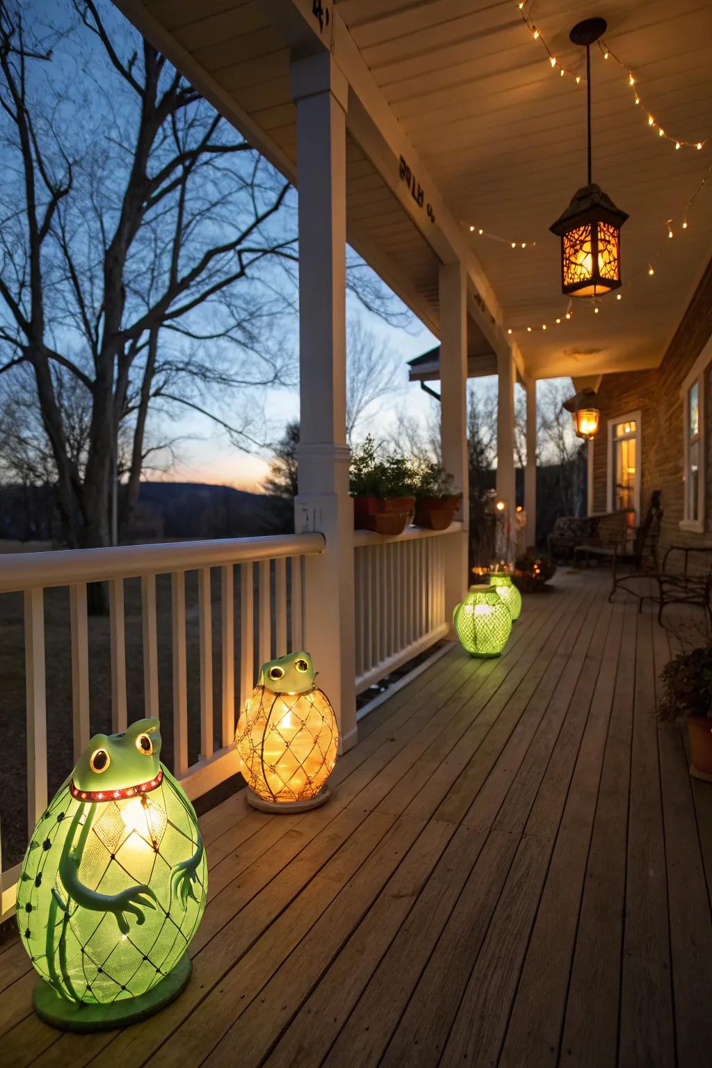 Amphibian illumination sources illuminate your space with a magical radiance.