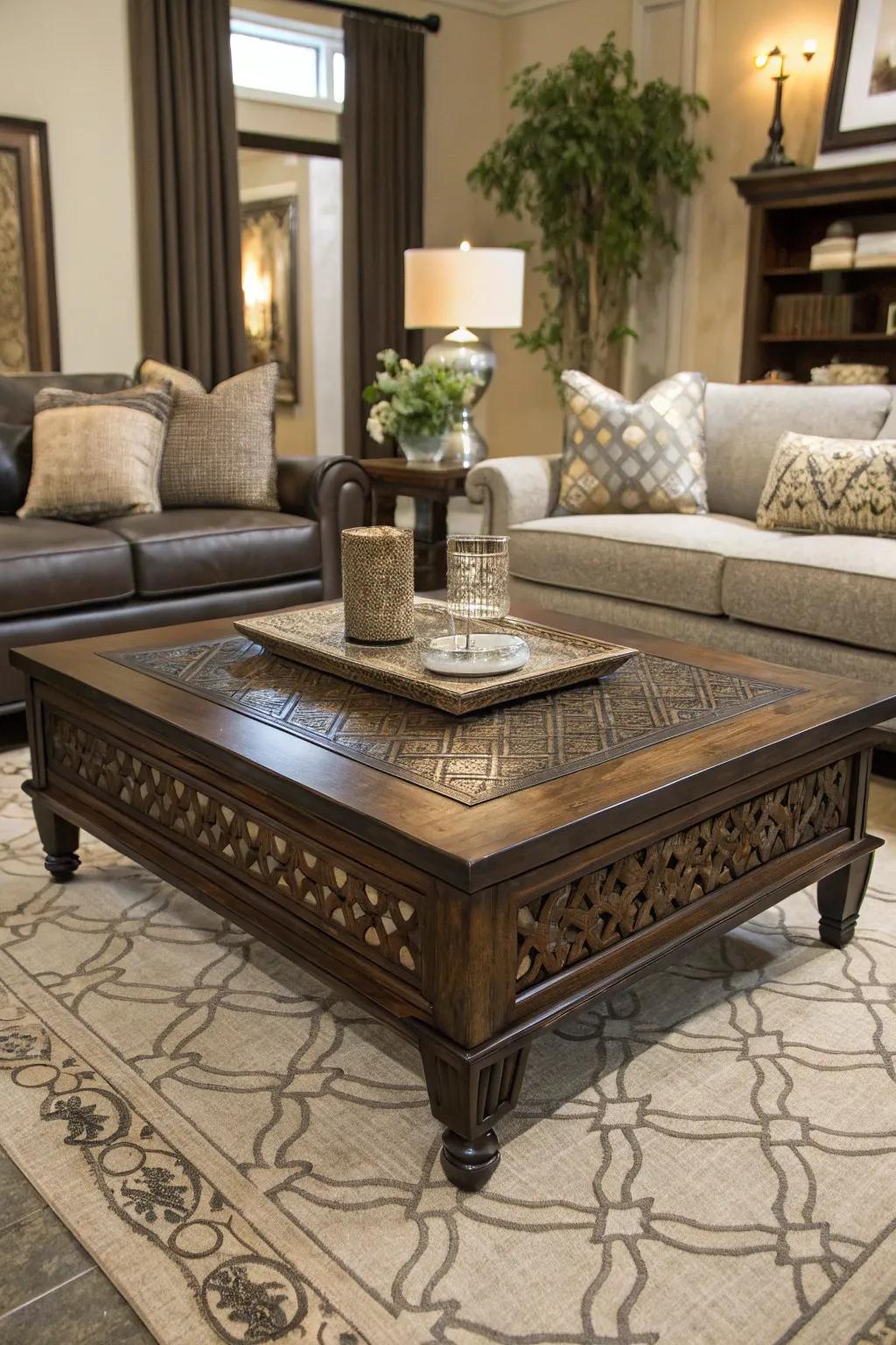 One central piece can transform the entire room’s design.