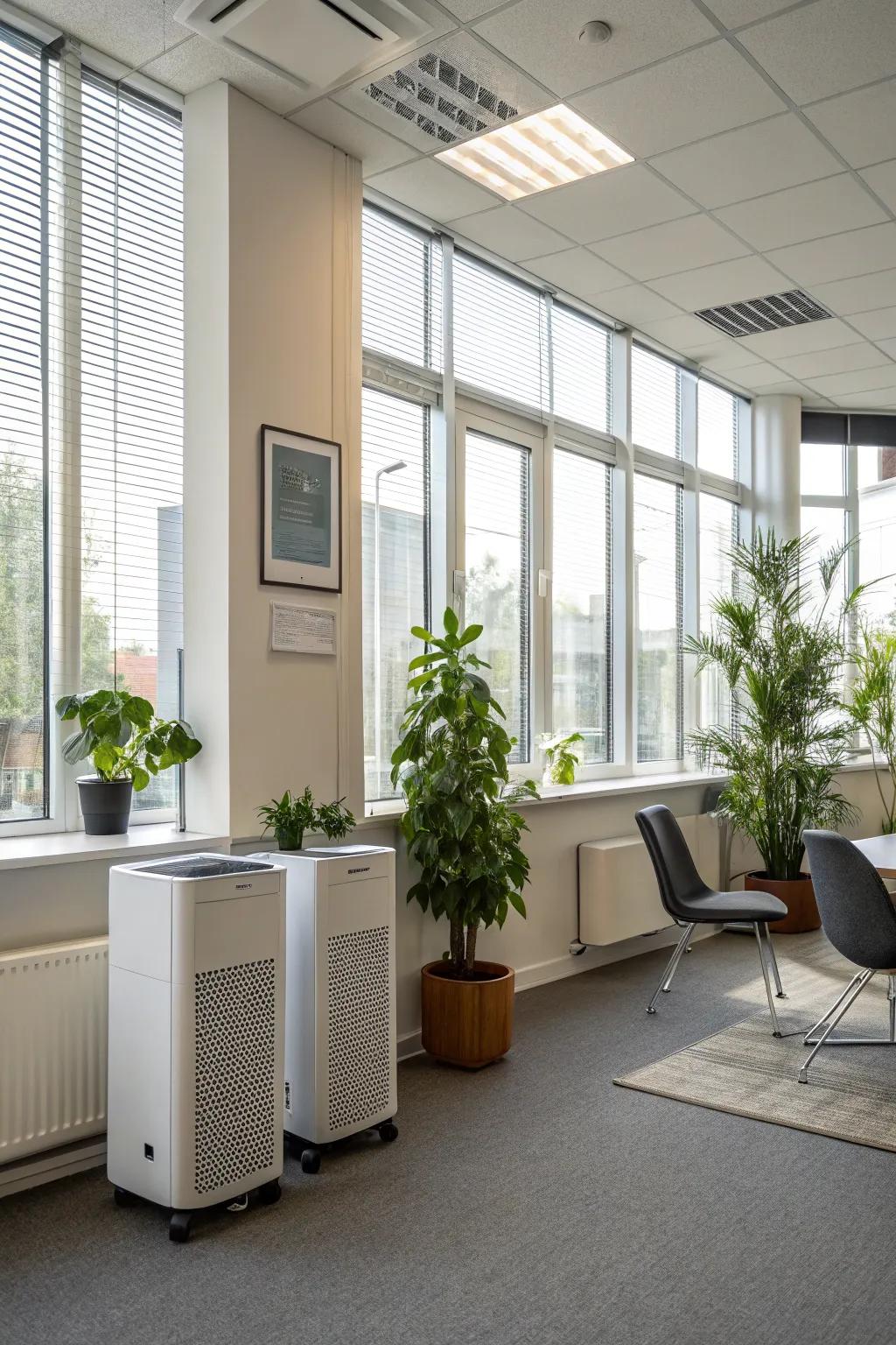 Fresh air promotes improved health and output.