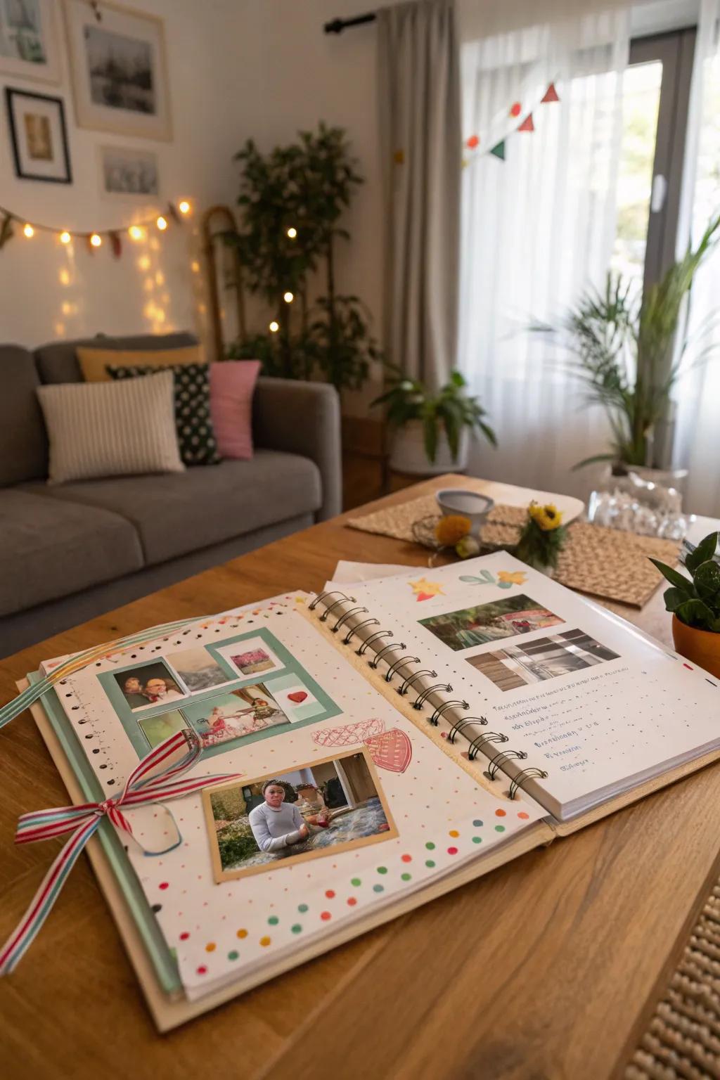 A keepsake book capturing the essence of family adventures.