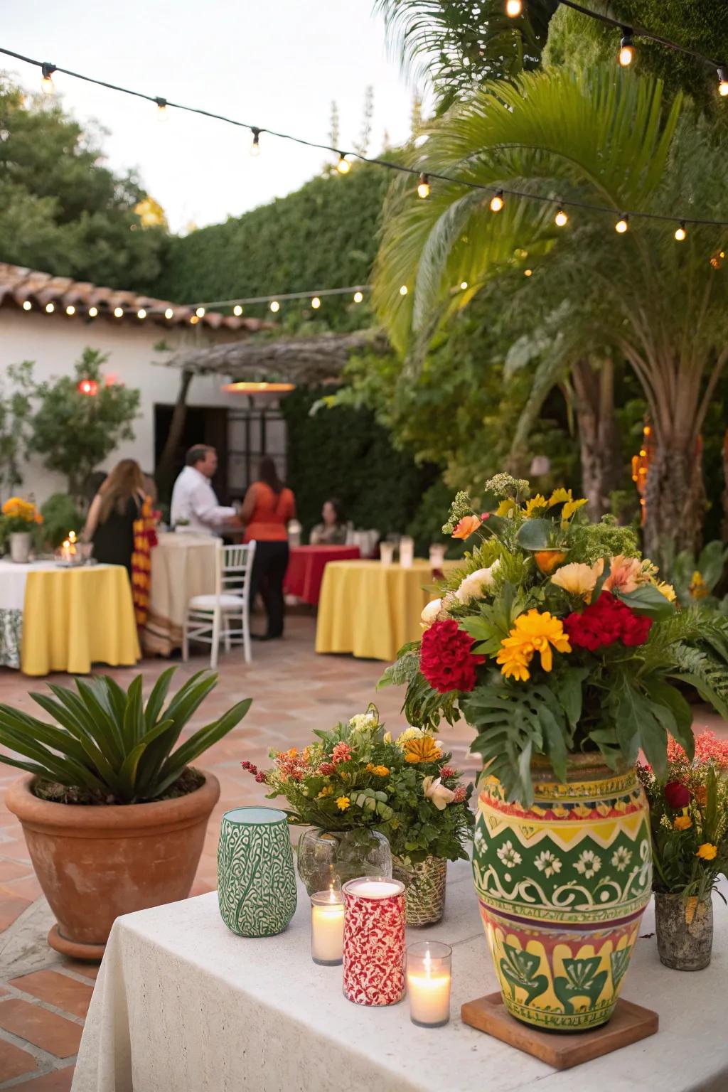 Append charm and sustainability with renewable decor items.