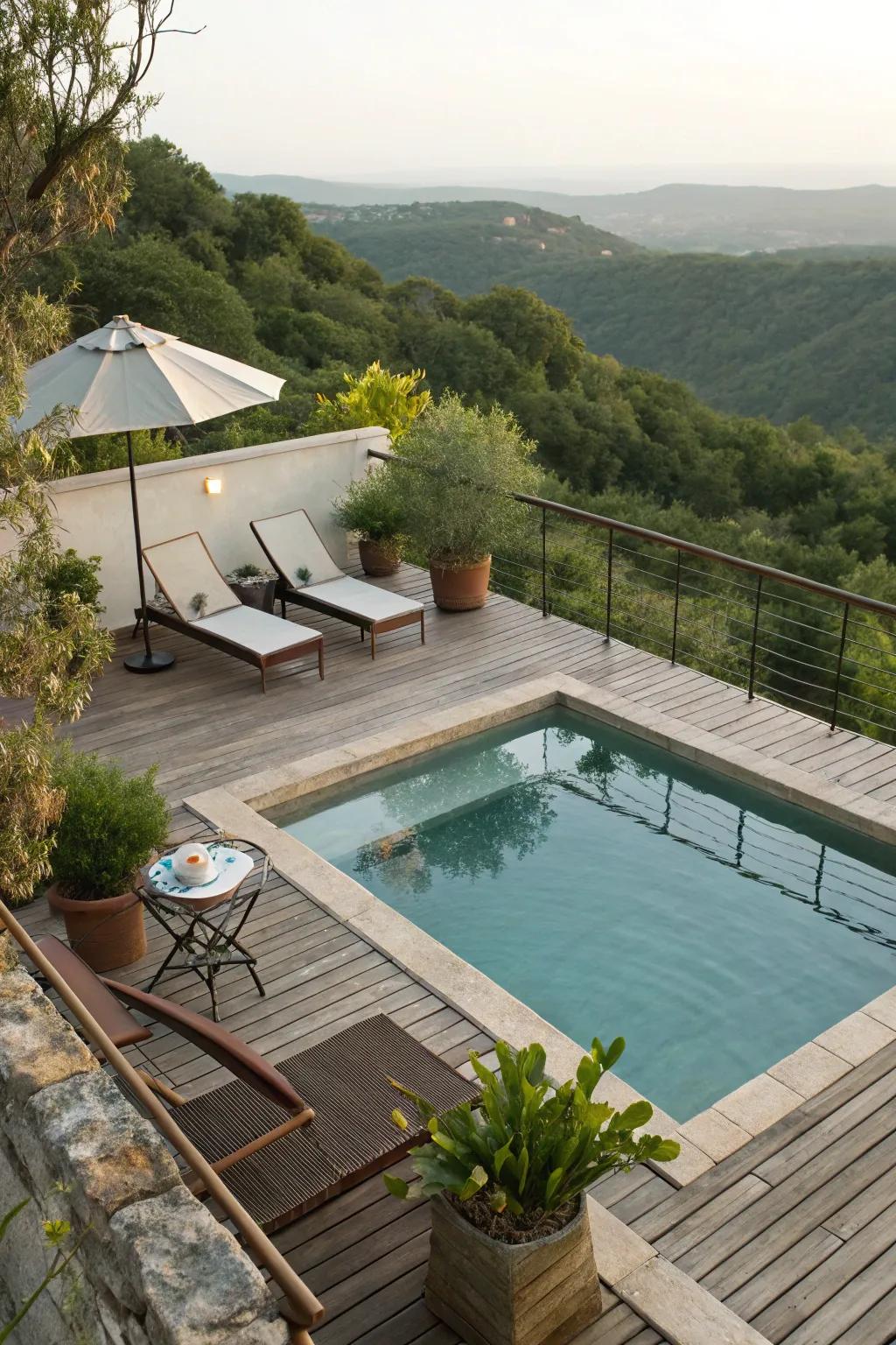 Raised pools provide an inventive solution for challenging landscapes.