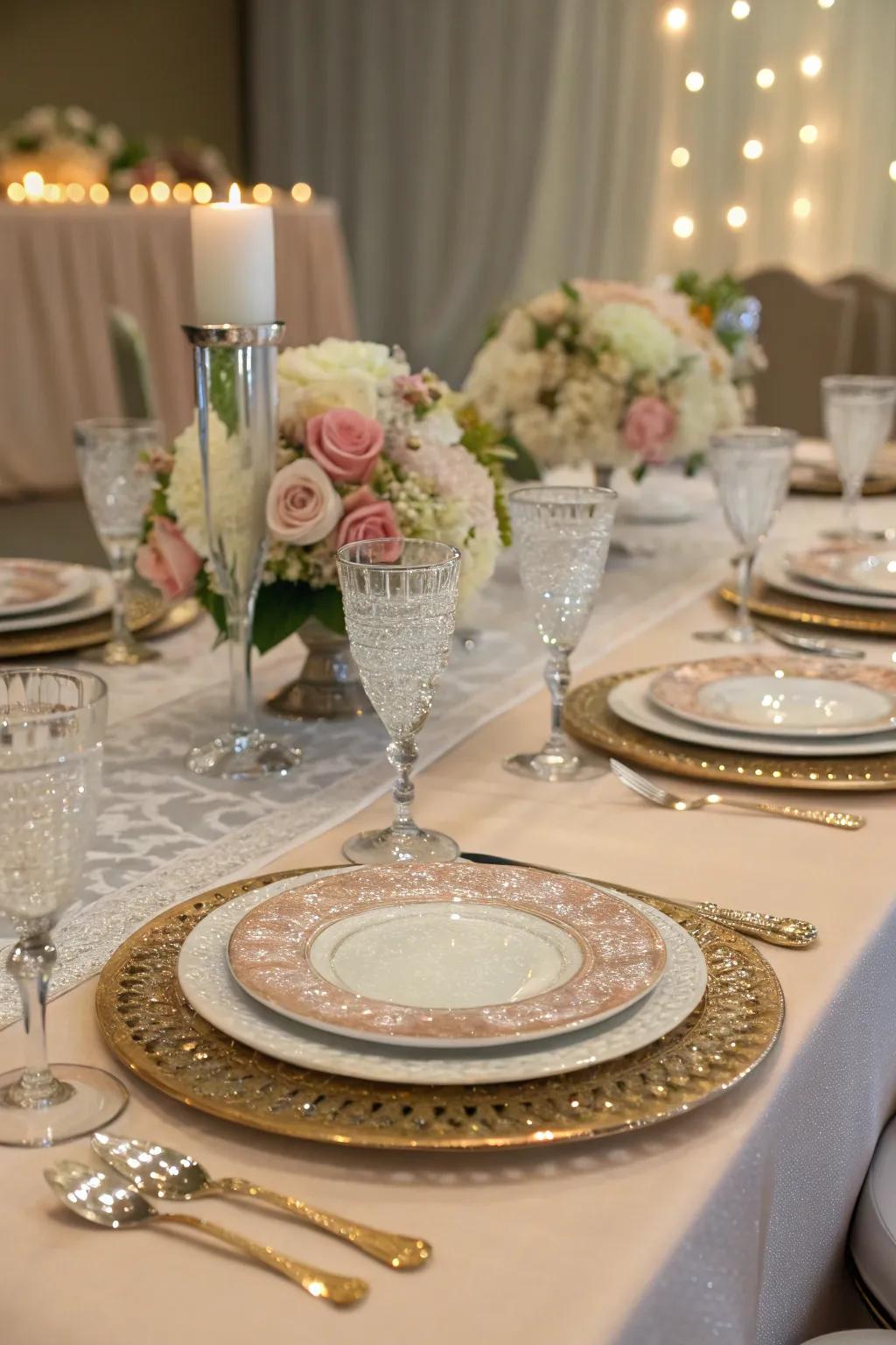 Synchronized dining ware delivers a flawless and refined impression.