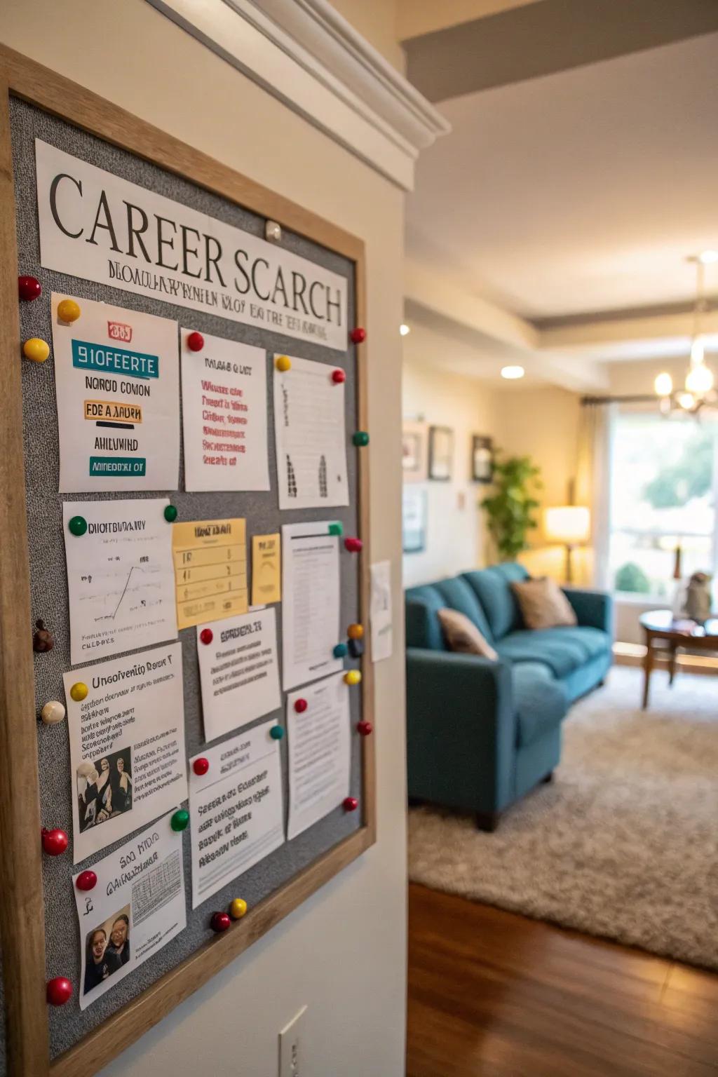 A board that gives career advice to help with professional development.