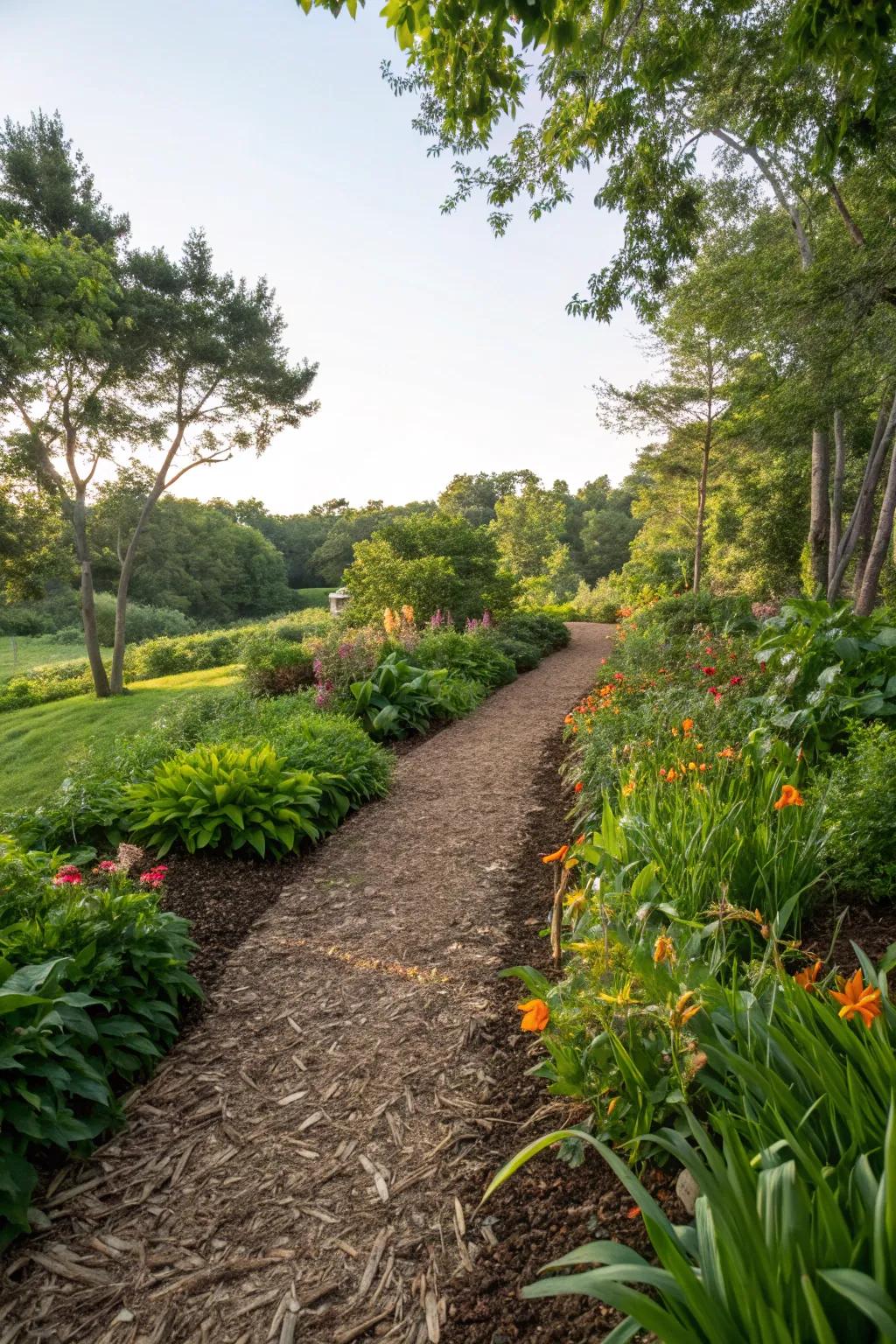 Mulch routes furnish an untreated and eco-conscious walkway resolution.