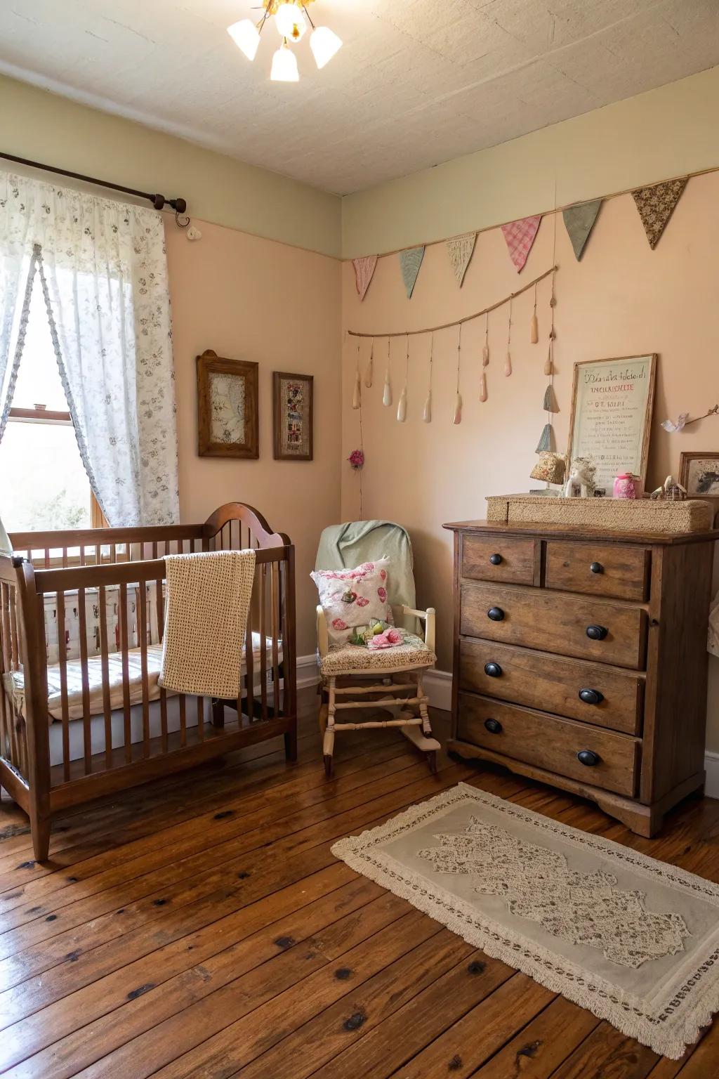 Reinvented furnishings inject personality and charm.