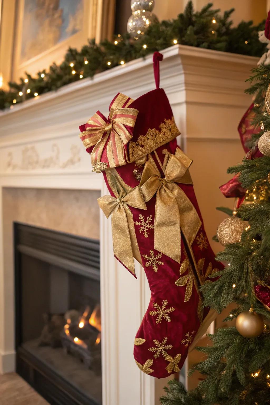 Bows and bands inject a graceful touch.