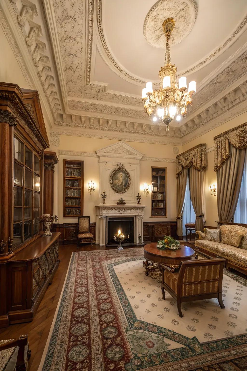 Established elegance featuring classic and elegant decor.