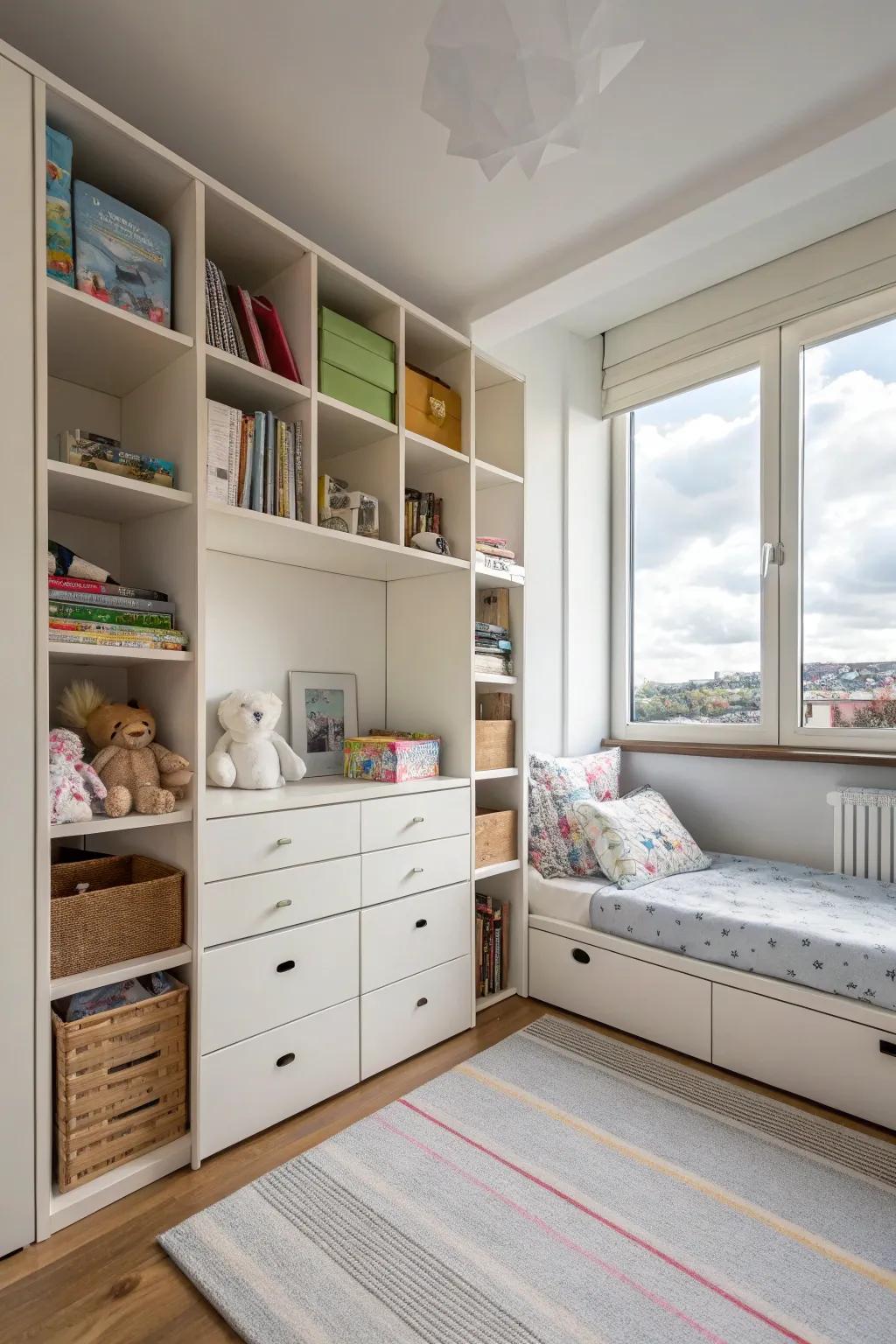 Space-optimizing methods maintain the chamber useful and open.