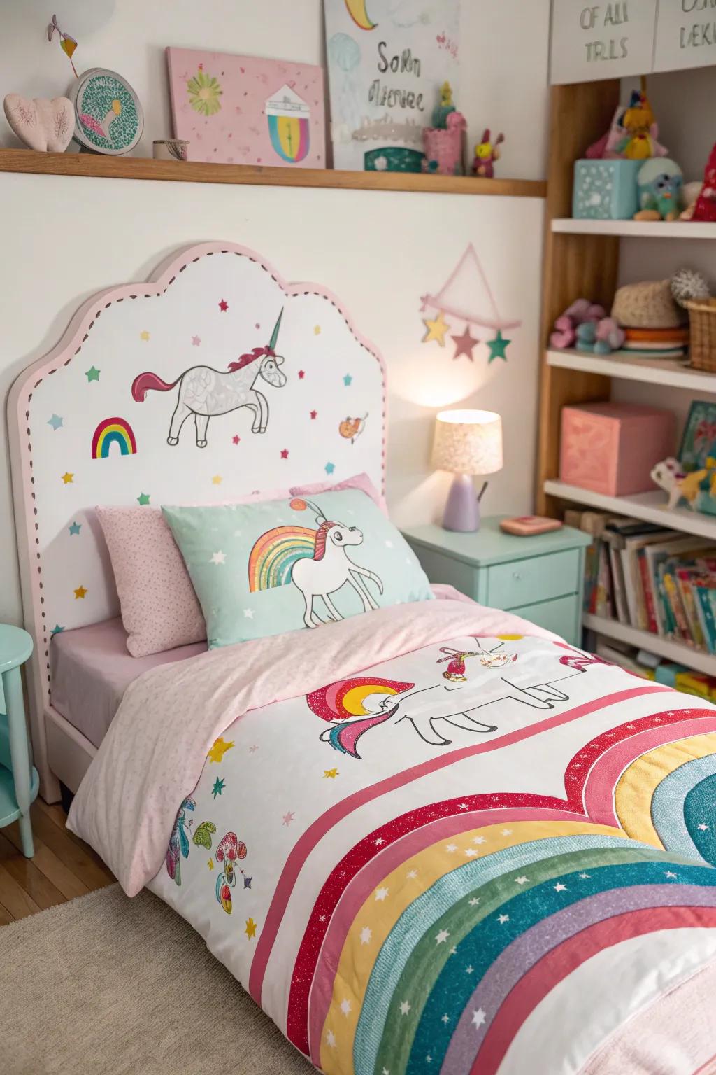 Fantasy creature furniture introduces a whimsical accent to the space.