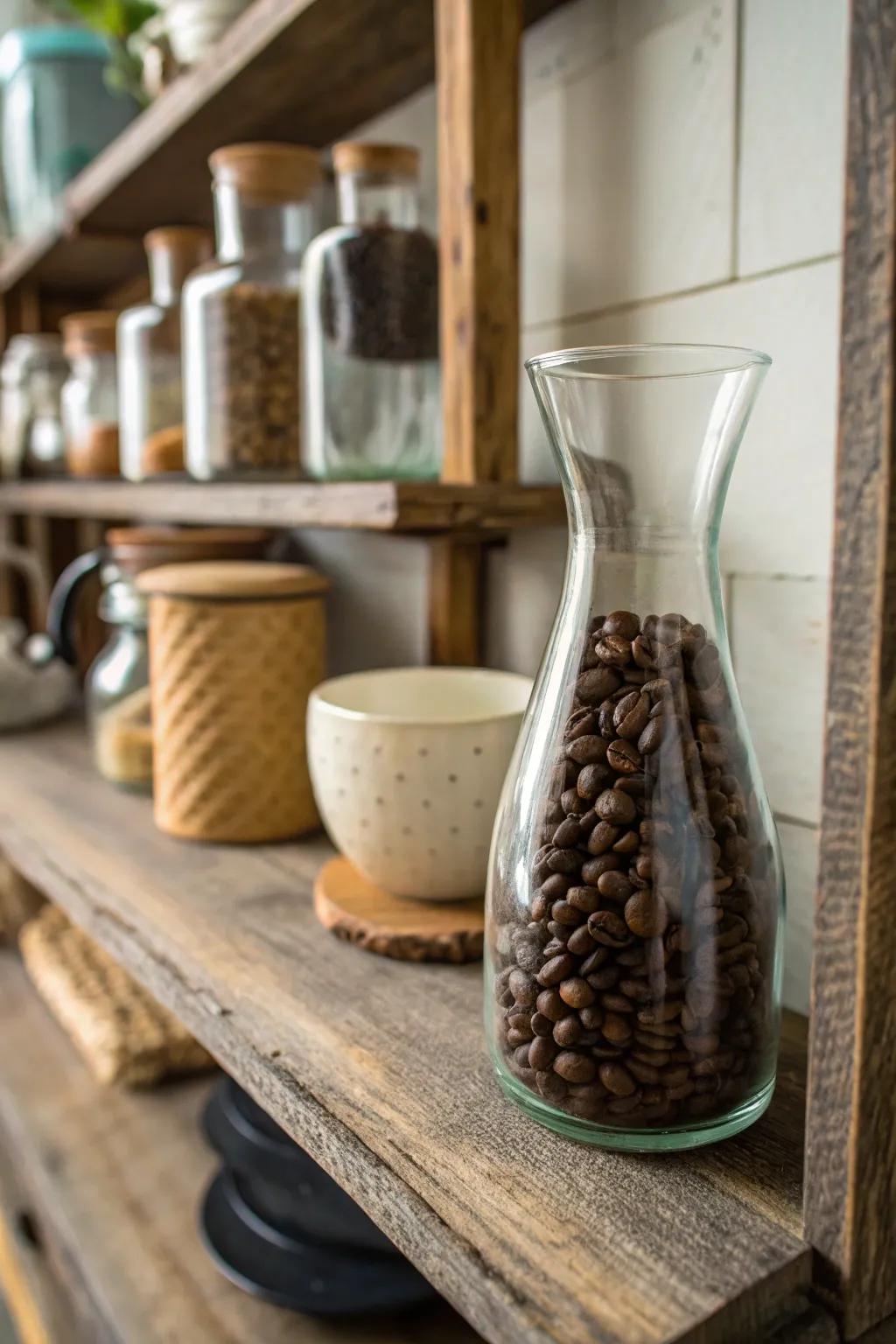 Enjoy an invigorating aroma using coffee as vessel additives.
