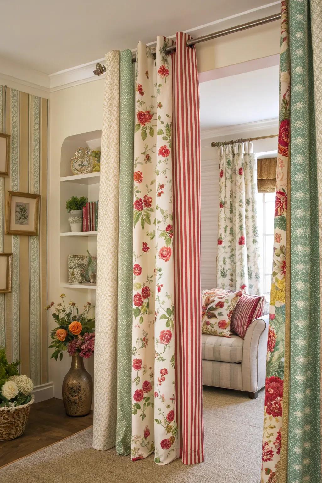 A varied mixture creates strong artistic effect.