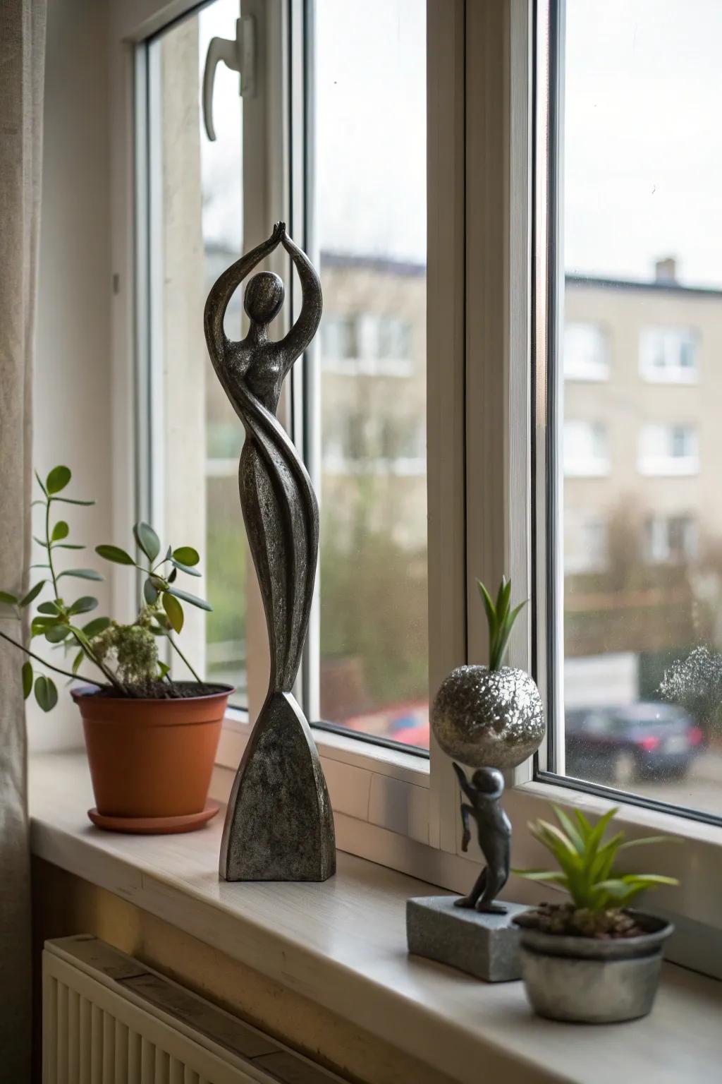 Sculpted fragments captivate consideration and introduce sophistication.