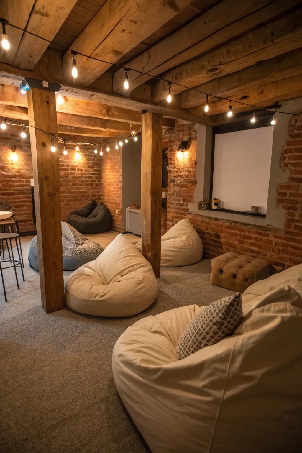 A leisure corner beckons ease and repose.