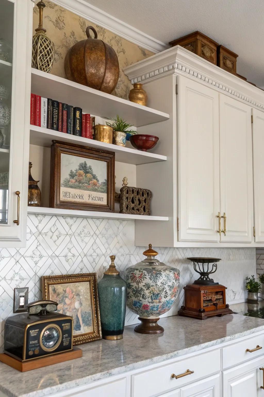 Permit your individuality to radiate by means of an eclectic ornamental medley.