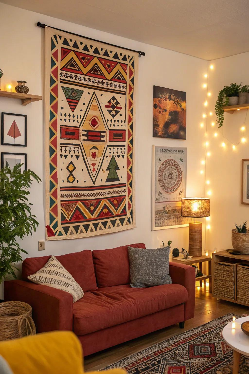 Cultural art prints add depth and diversity to your decor.