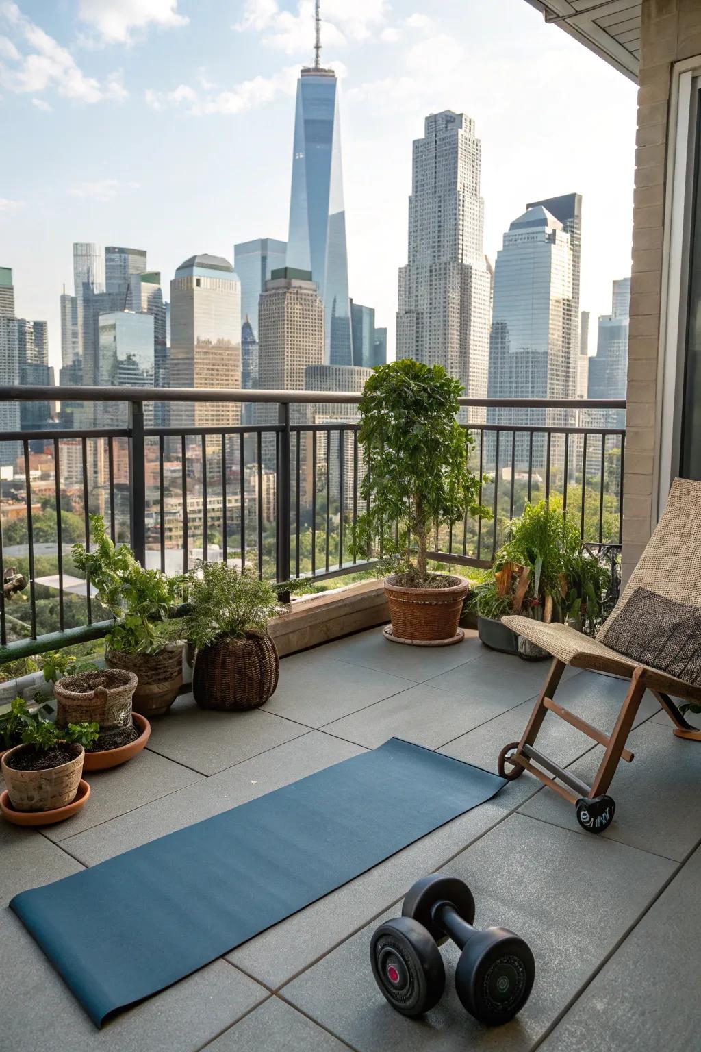 Outdoor workouts offer fresh air and new views.