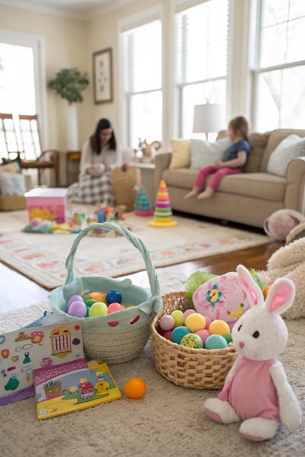 An engaging Easter play vicinity for petite explorers.