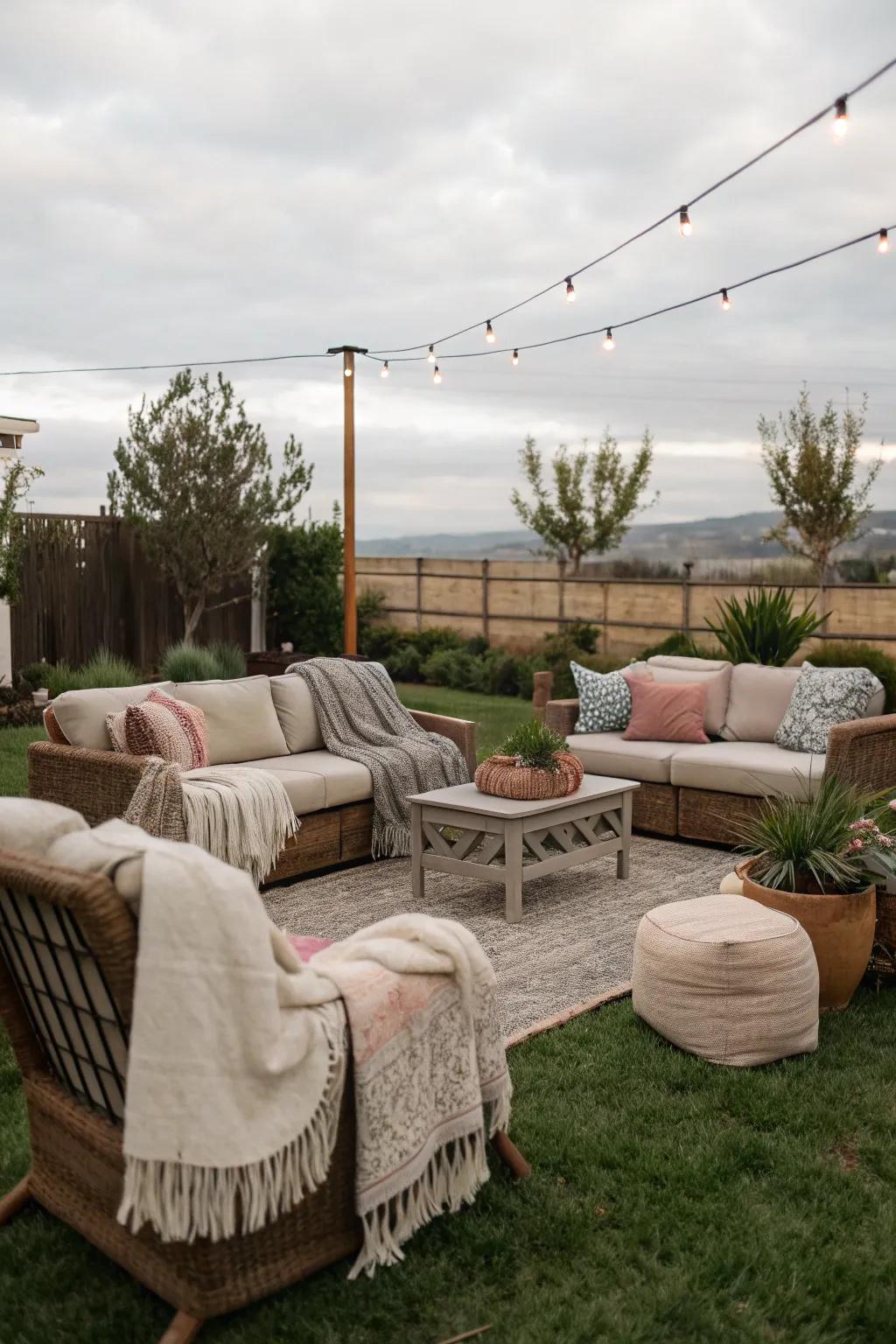 A lounge area provides a comfortable retreat for guests to unwind.