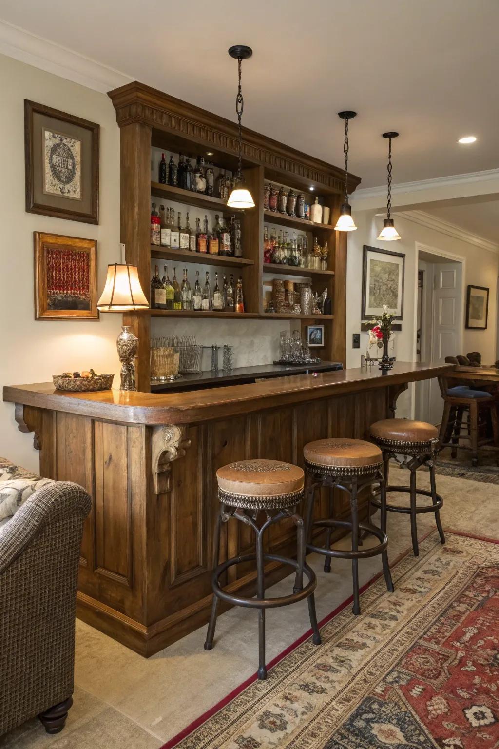 Retro pieces bring history to your bar.