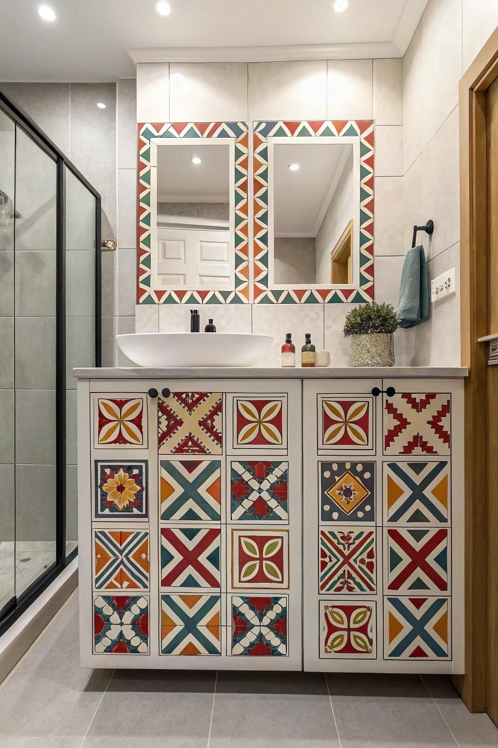 Bold patterns add character and visual interest.