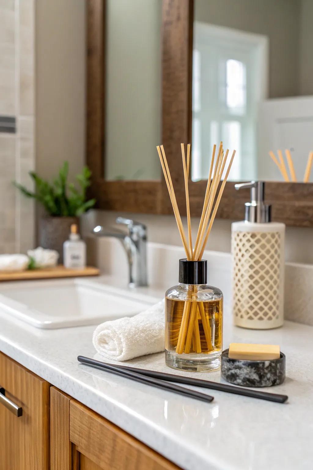 Aromatic emitting devices that elevate the mood.