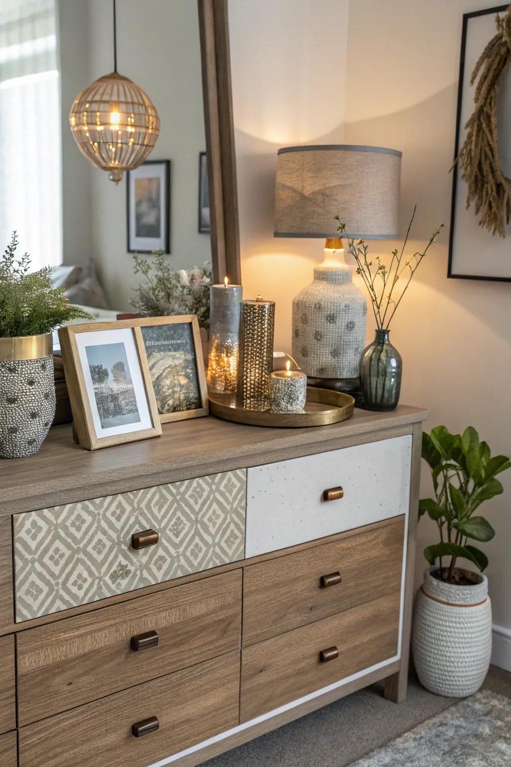 Layering adds textural depth and interest.