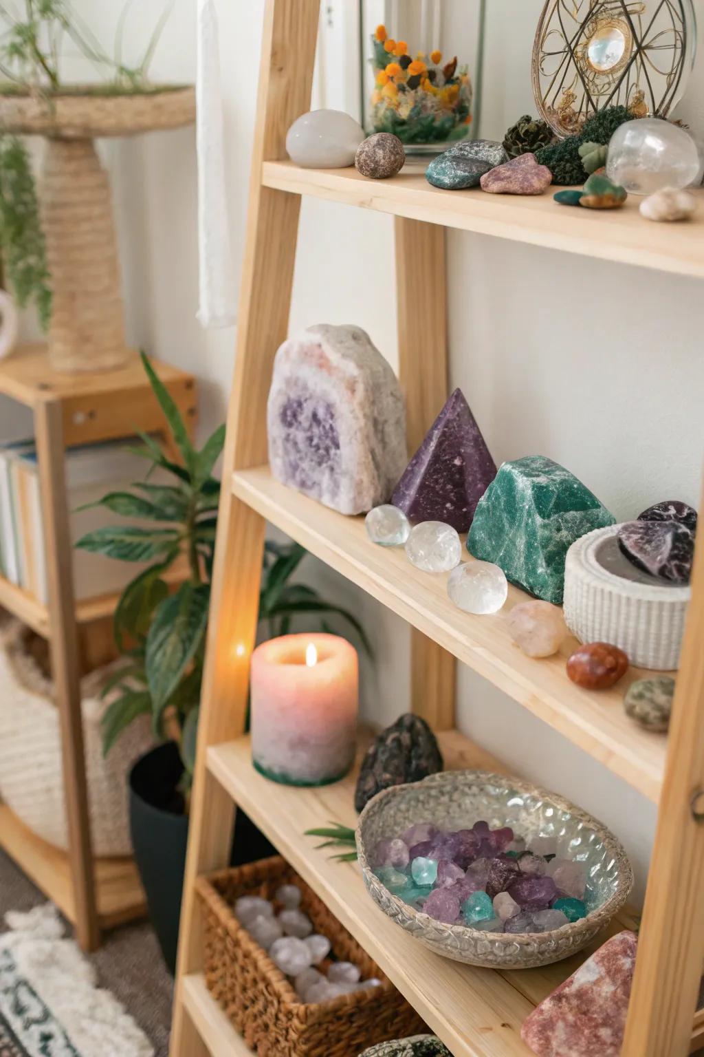 Raw stones bring earthy elegance.