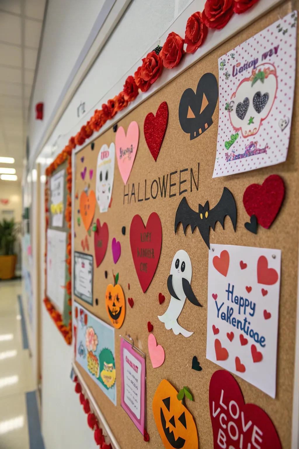 A festive board celebrating various holidays.