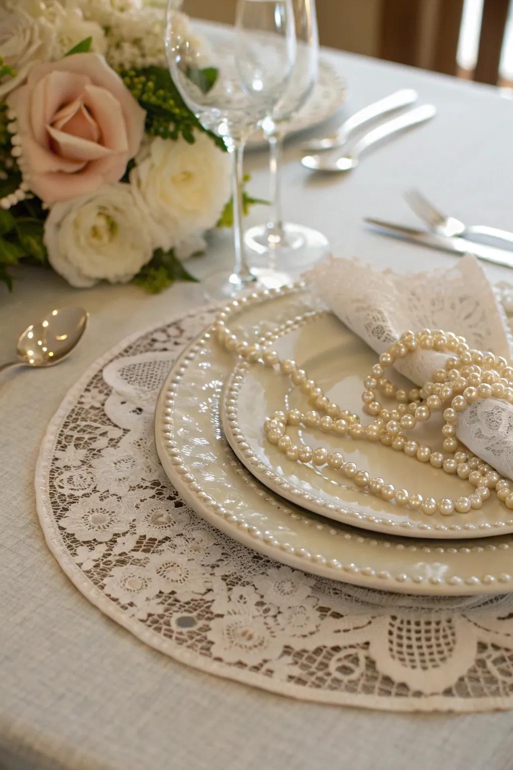 Establish a sentimental atmosphere with a vintage-influenced arrangement.