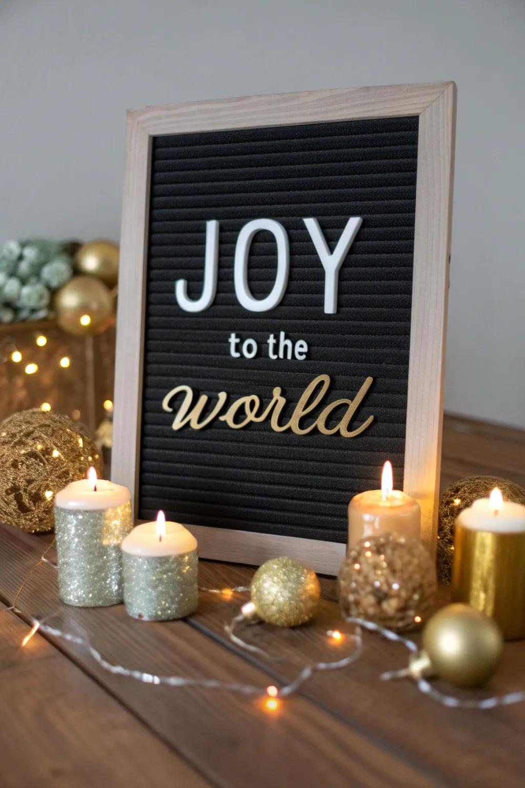 A euphoric board disseminating happiness and cheer.